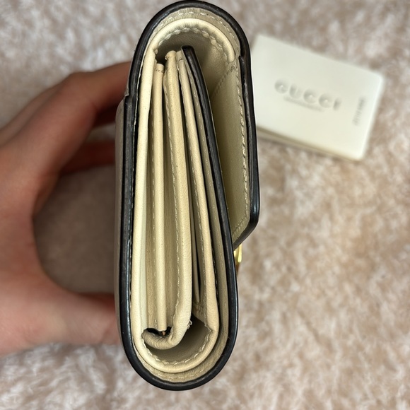 Gucci Sylvie Navy Sherry Line Wallet - Picture 5 of 9